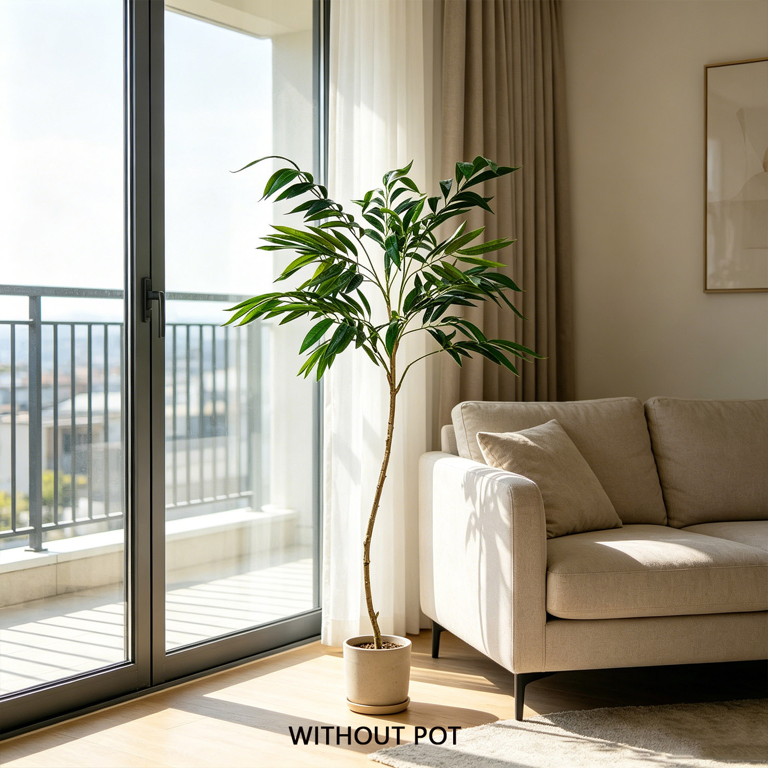 Ficus Lyrata Tree - 65-160cm Artificial plant Willow Tree Branches