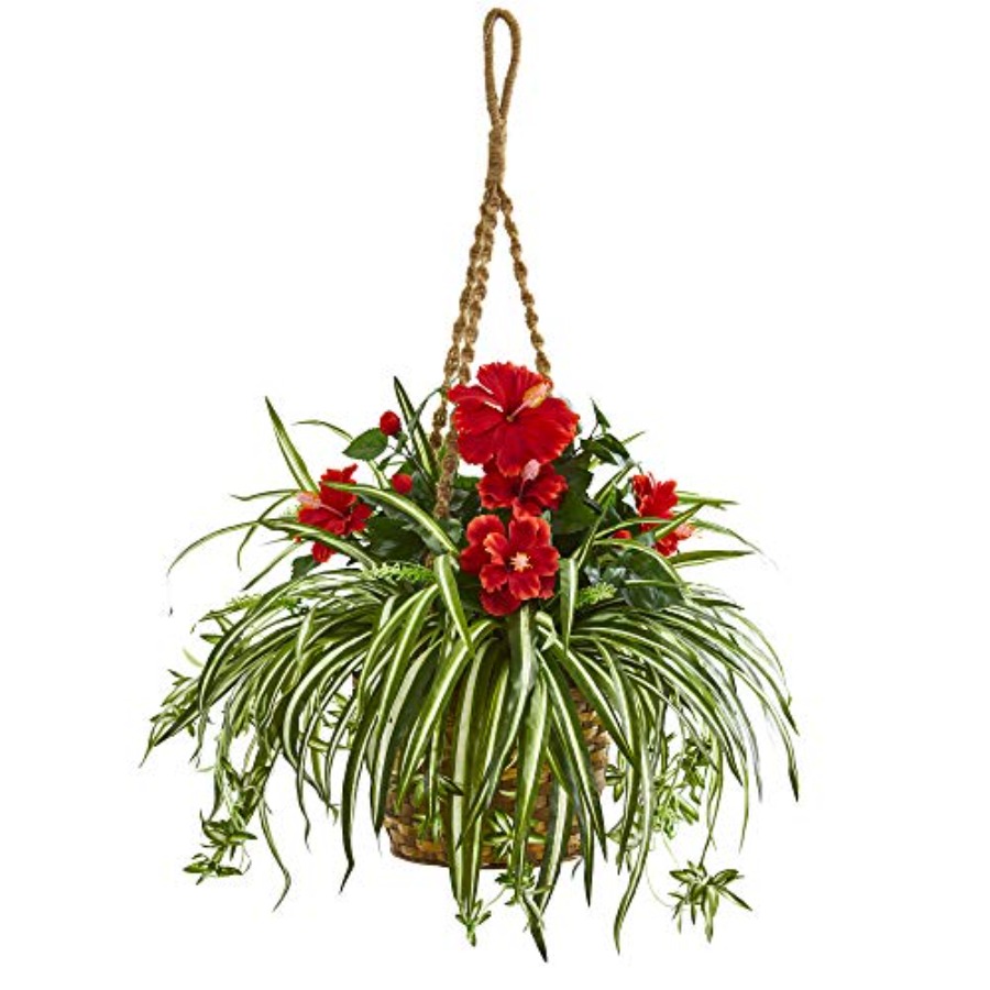 Hanging basket artificial plan - огляд і ціна Spider Plant Hanging