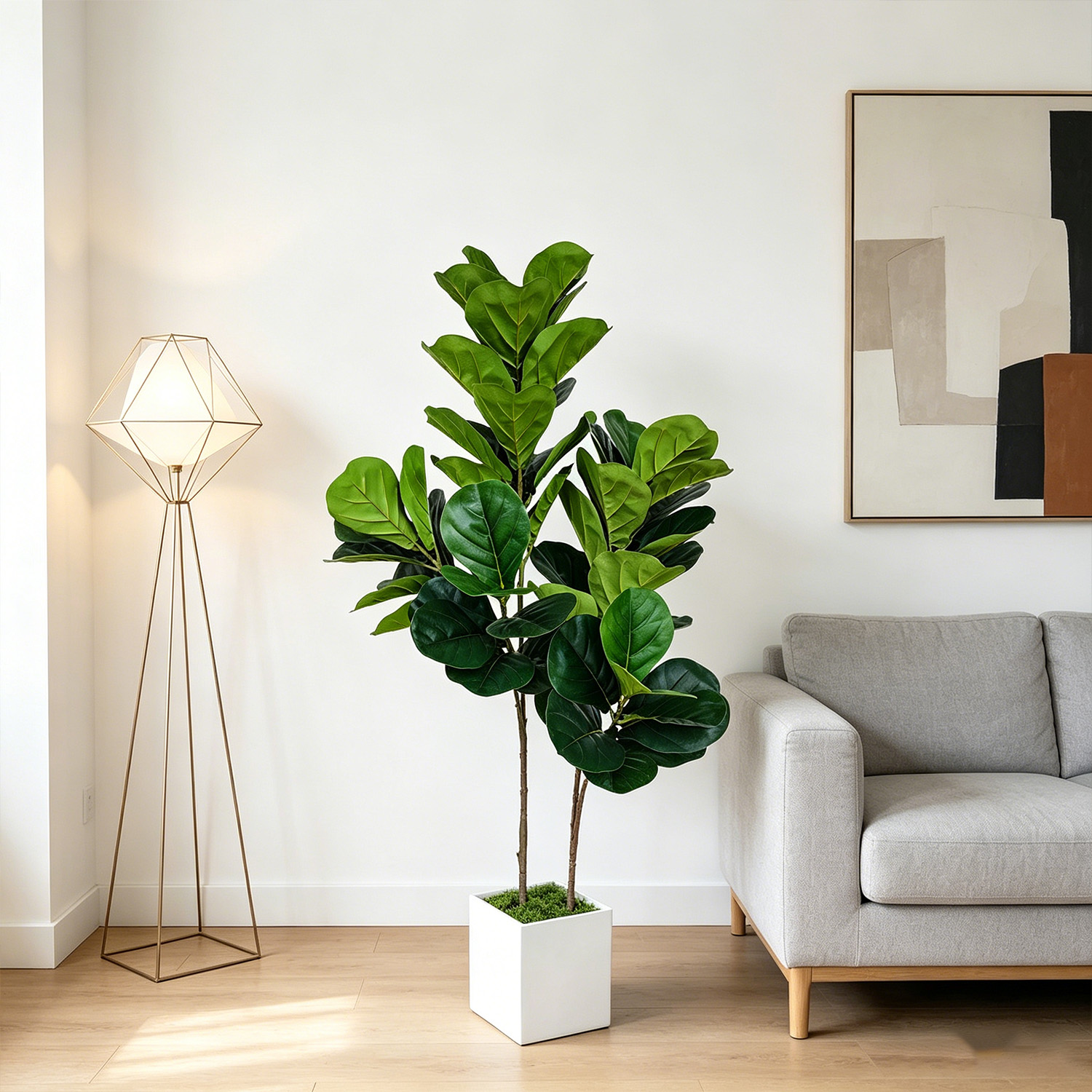 130cm/4.3ft Artificial Ficus L - огляд і ціна Ficus Lyrata Tree