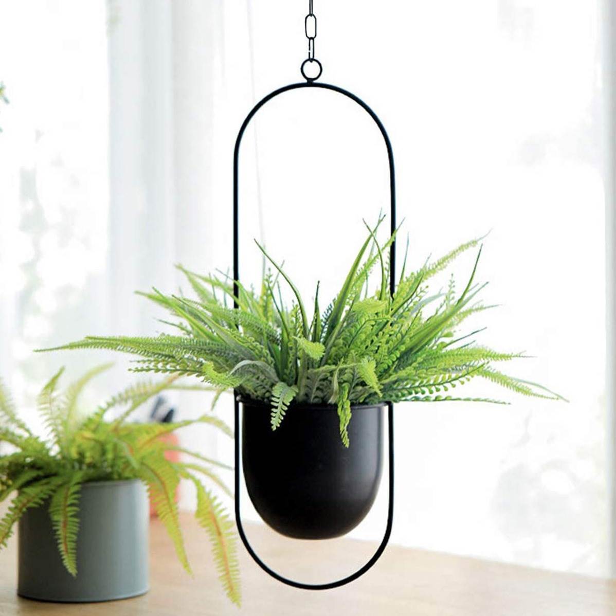 Hanging Iron Art Plant Pots Ba - огляд і ціна Spider Plant Hanging
