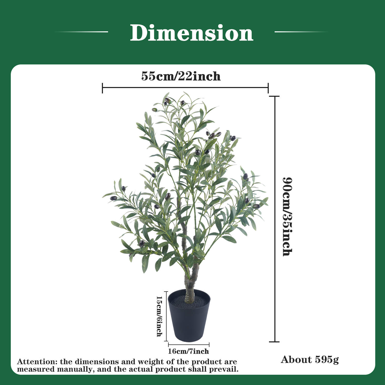 Uflower Artificial Olive Tree  - огляд і ціна Dracaena Marginata