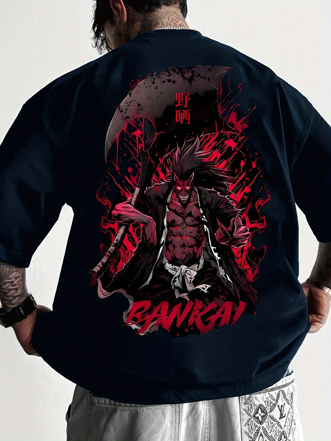 2026 BLEACH Kenpachi T-shirt A - огляд і ціна Aglaonema Red
