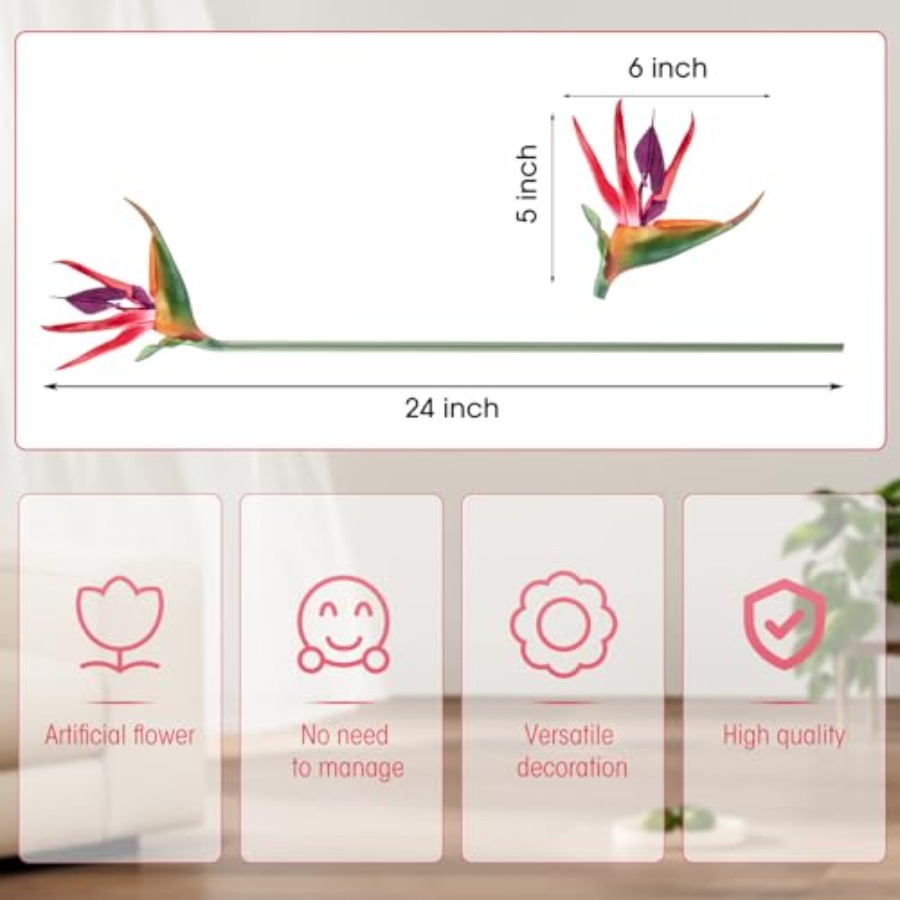 Pcs Bird of Paradise Artificia - огляд і ціна Bird Paradise Strelitzia