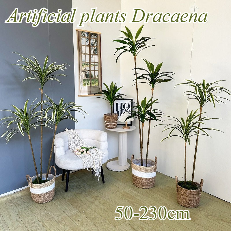 Artificial Dracaena Fake Plant - огляд і ціна Dracaena Marginata
