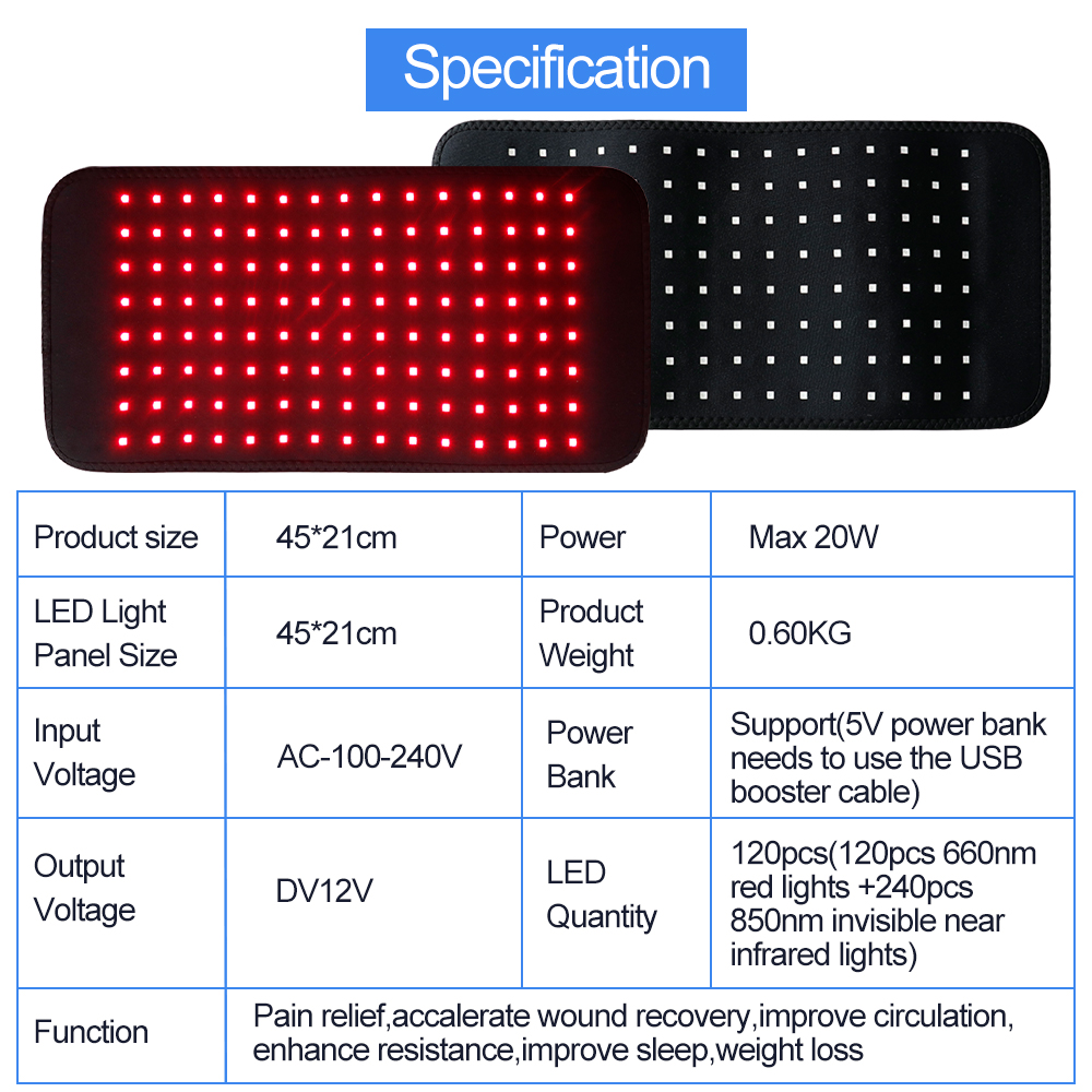 LED Red Light Belt 850nm and 6 - огляд і ціна Aglaonema Red