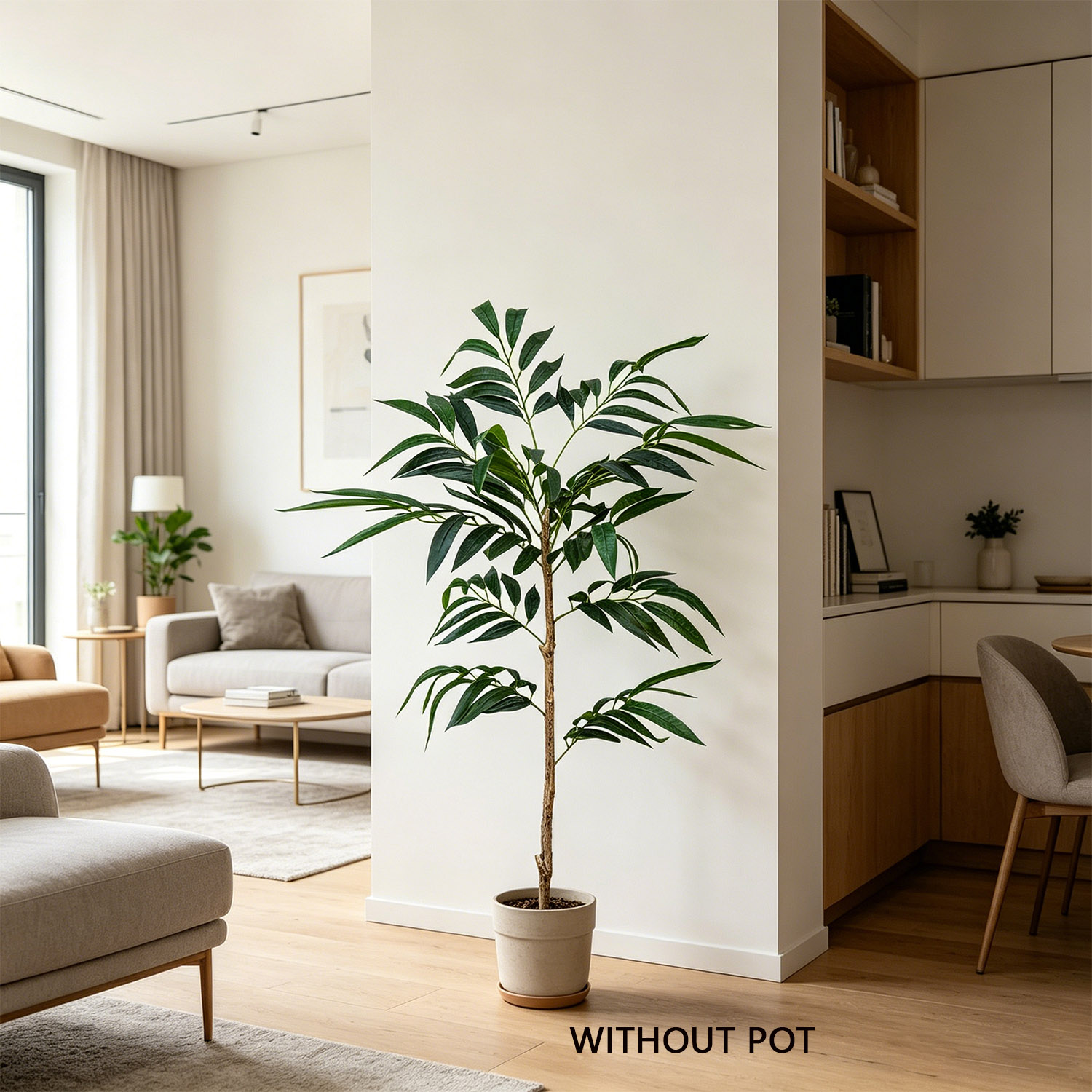 65-160cm Artificial plant Will - огляд і ціна Ficus Lyrata Tree
